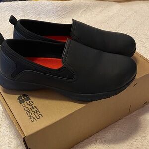 Shoes For Crews Black Slip-On Flats